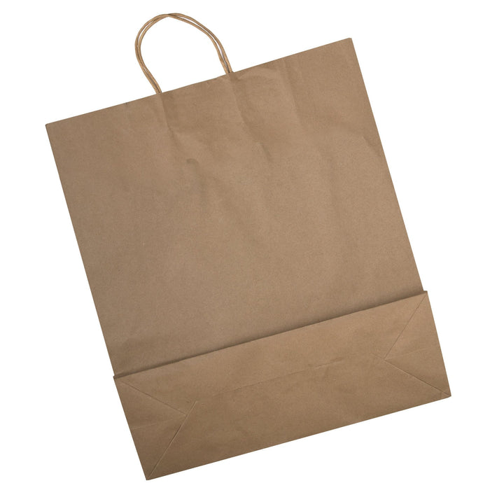 Cheap Wholesale 19 Inch Kraft Paper Grocery Shopping Bags —